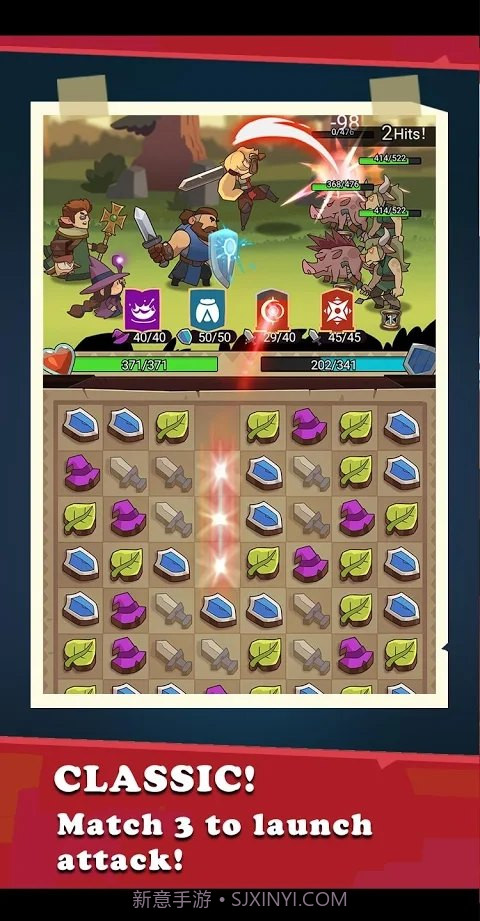 匹配3位英雄截图3 匹配3位英雄截图3