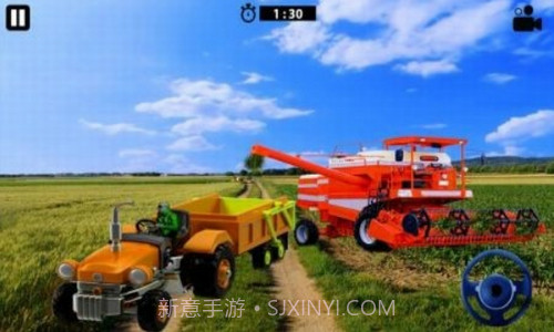 超级拖拉机驾驶模拟器截图1 超级拖拉机驾驶模拟器截图1