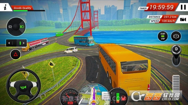 2018公交车驾驶模拟器无限金币版截图1 2018公交车驾驶模拟器无限金币版截图1