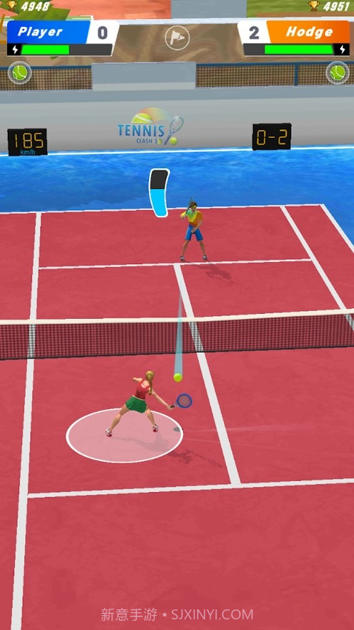 网球碰撞截图1 网球碰撞截图1