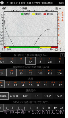 景深计算器截图1 景深计算器截图1