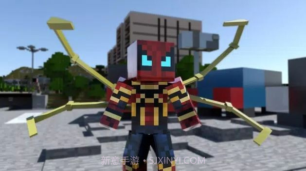 方块工艺蜘蛛人酷跑截图2 方块工艺蜘蛛人酷跑截图2