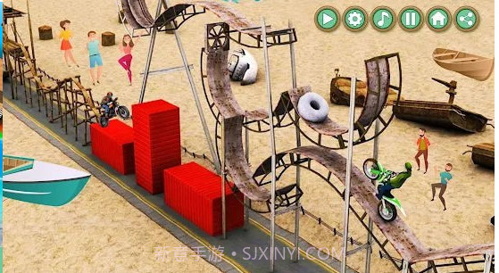 摩托特技演员3D截图3