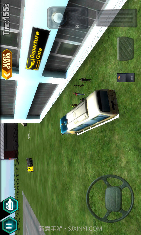 机场巴士停车截图2