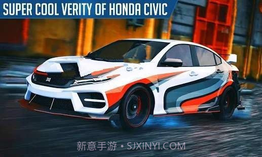 本田思域的汽车驾驶截图1