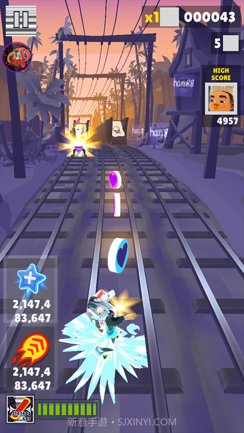 地铁跑酷ww角色滑板全定制版截图3 地铁跑酷ww角色滑板全定制版截图3