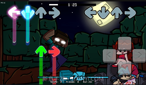 fnf vs herobrine截图2