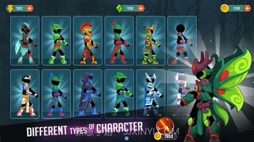 火柴射手战士弓箭截图3