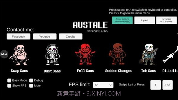 传说之下三重审判内置mod菜单截图4 传说之下三重审判内置mod菜单截图4