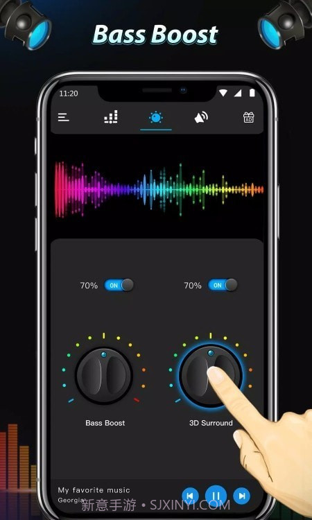 低音助推器和声音增强器截图1 低音助推器和声音增强器截图1