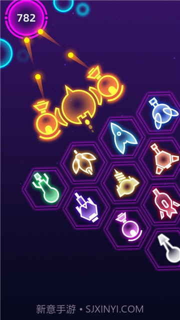 霓虹防塔消灭数字病毒截图2 霓虹防塔消灭数字病毒截图2