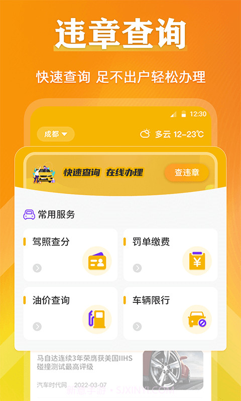 交通违章查询助手截图1 交通违章查询助手截图1