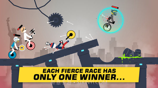 火柴人独轮车对决截图1