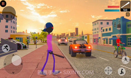 火柴人匪徒战争截图1 火柴人匪徒战争截图1