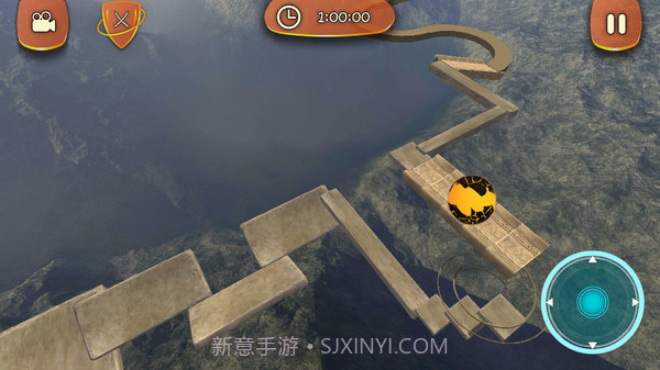 3D滚动平衡球游戏截图3