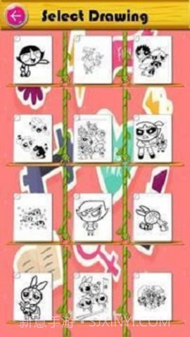 着色神力女孩截图2 着色神力女孩截图2