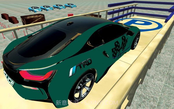 警察停车场驾驶截图1