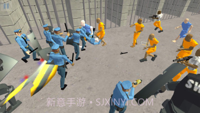 战斗模拟器：监狱和警察最新版截图3