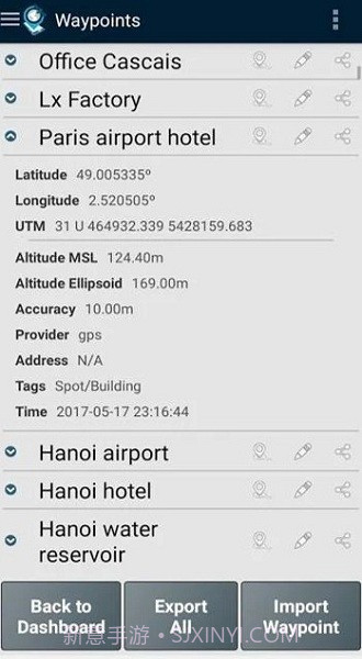 GPS Waypoints截图2