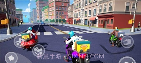 摩托城市疯狂送货中文版截图2