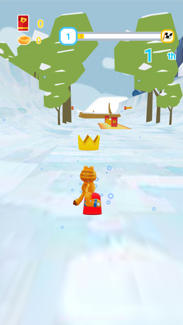 加菲猫滑雪截图2