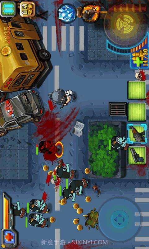 美女狂扫僵尸截图4