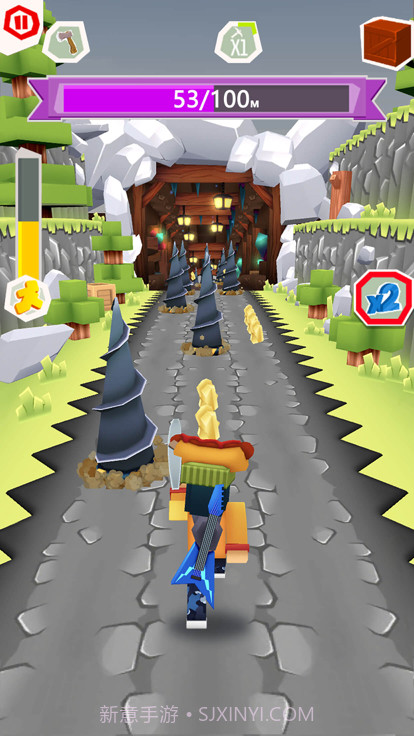 像素世界跑酷截图1