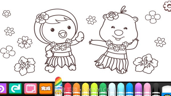 小猪佩奇涂鸦画本正版截图1