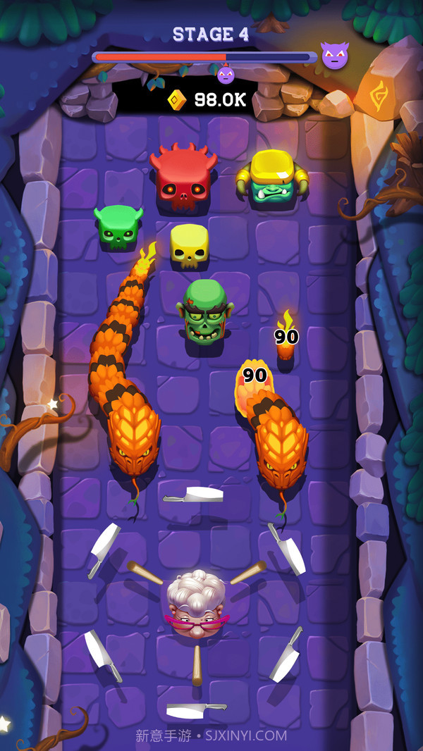 恐怖飞刀奶奶截图3