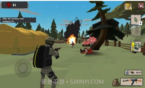 僵尸猎手疯狂射击截图1