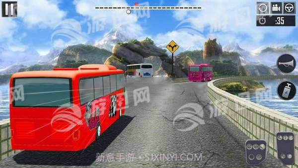 上坡公共汽车行驶手机版截图3