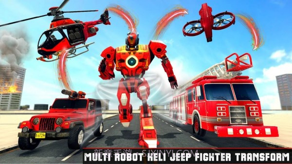 应急消防机器人3D截图4