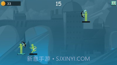 绿色火柴人之弓截图1 绿色火柴人之弓截图1
