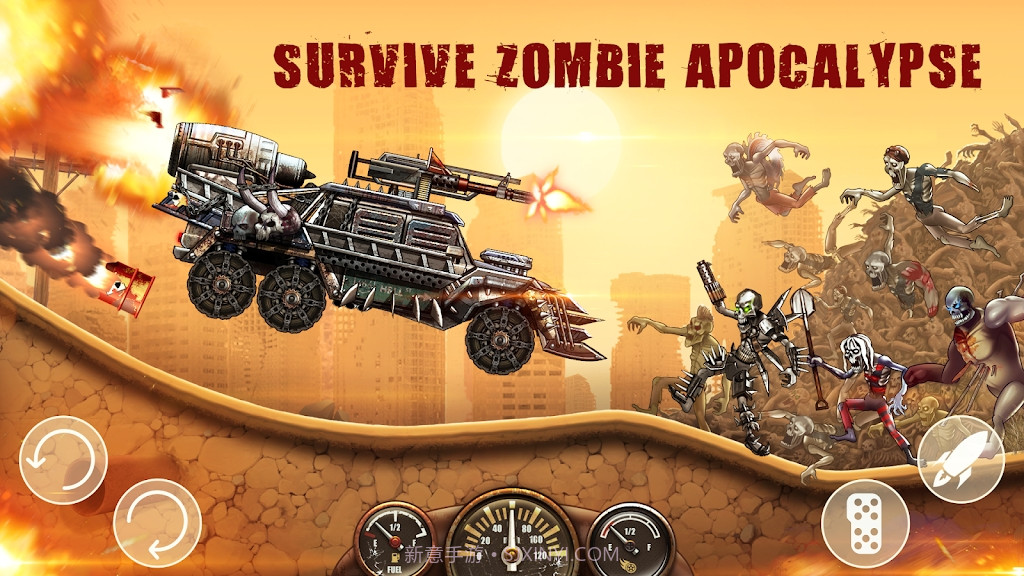 山地僵尸赛车内置菜单截图1