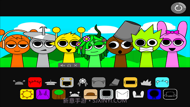 节奏盒子Sprunki模组截图2 节奏盒子Sprunki模组截图2