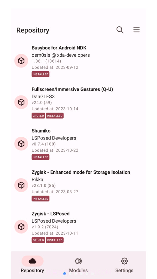 mrepo模块仓库截图1 mrepo模块仓库截图1