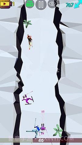 长腿滑雪比赛截图3